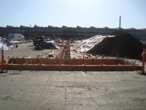 Forming for lot 2 curbs